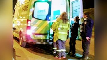 TRASLADO. El herido quedó internado en el Hospital Central de Pilar.