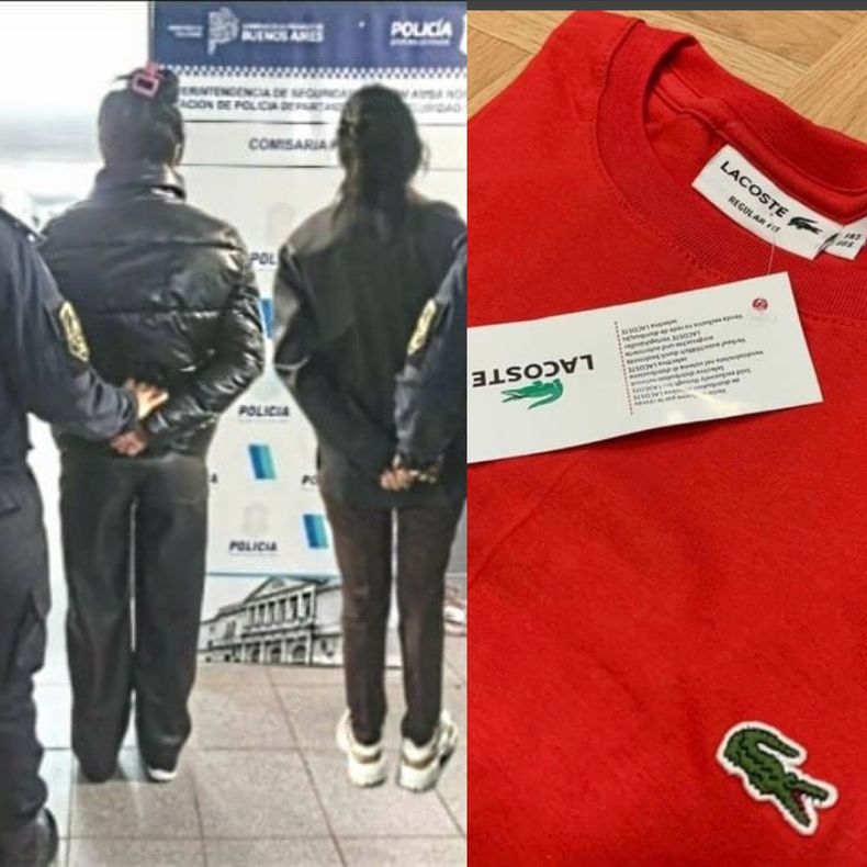 Una de las detenidas por el robo en Lacoste tenía pedido de captura por hurto.&nbsp;