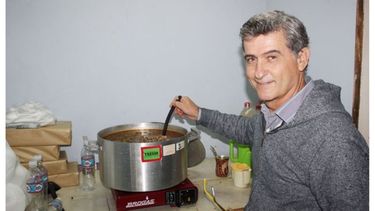 GUISO DE LENTEJAS. Bivort lanzó oficialmente su precandidatura..