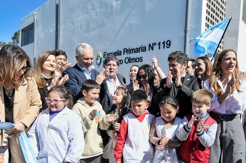 Salud Escolar fue presentado por Axel Kicillof en La Plata.