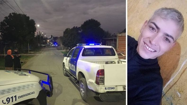 PATRULLEROS. El ataque ocurrió en plena calle. La víctima, era padre de cuatro hijos, la más chica, recién nacida. .