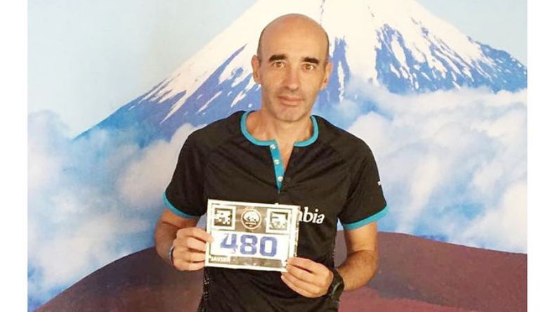 NÚMERO. Javier Barbis, del GoTeam, ya tiene su inscripción asegurada..