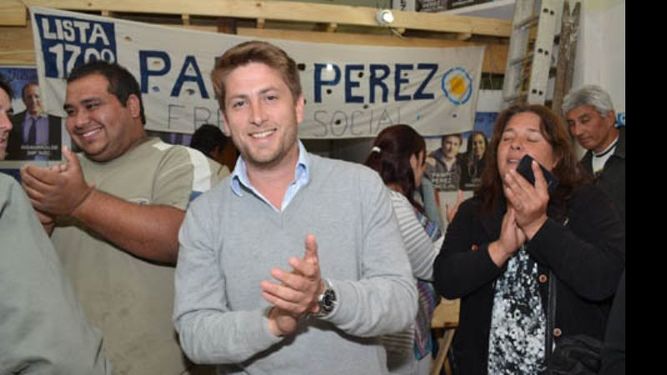 El kirchnerista Pampi Pérez, creador del proyecto..