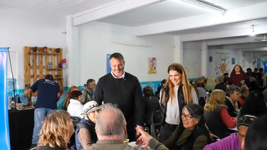 RECORRIDAS. Santiago Laurent y Soledad Peralta, con una agenda cargada.