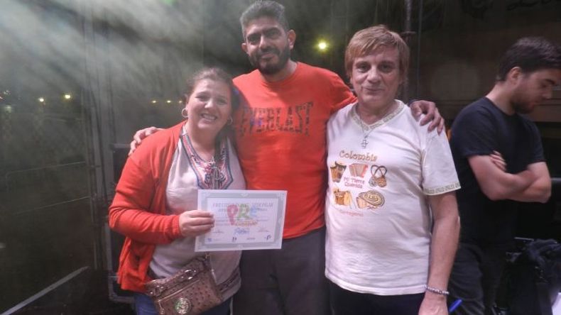 Laura Dose y Walter Tolosa, ganadores en Pareja de Danza Tradicional..