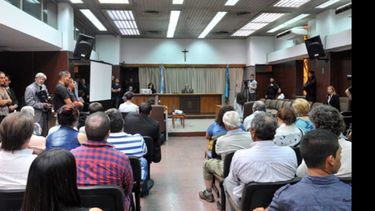 EN PUGNA. Los 12 miembros del jurado fueron elegidos ayer..