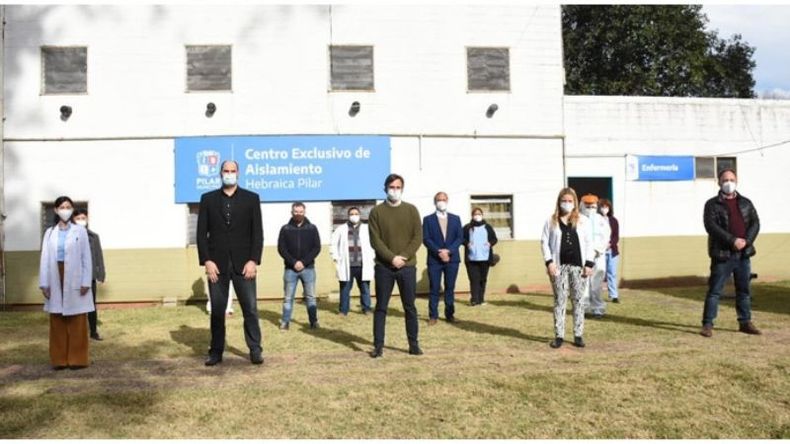 RECUPERACIÓN. Achával y el presidente de la SHA, recorrieron el lugar. (foto: Vis a Vis.).