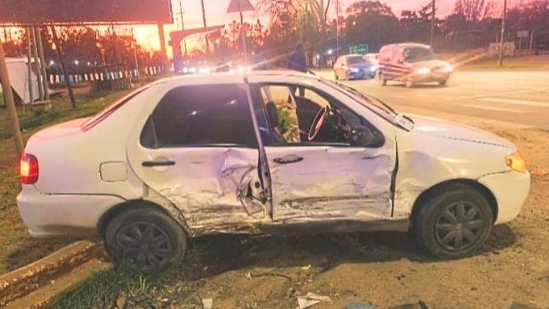 El accidente tuvo lugar en Ruta 26 y 8. Foto @juancaimpacto.