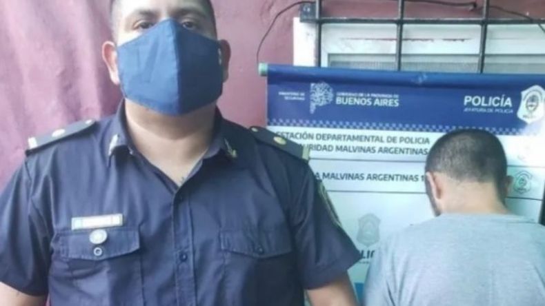 UNO DE LOS DOS DETENIDOS. Seria el auto material del disparo. .