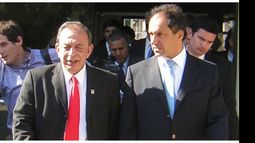 DEJA VÚ. Como en los viejos tiempos, Zúccaro y Scioli vuelven a mostrarse juntos..