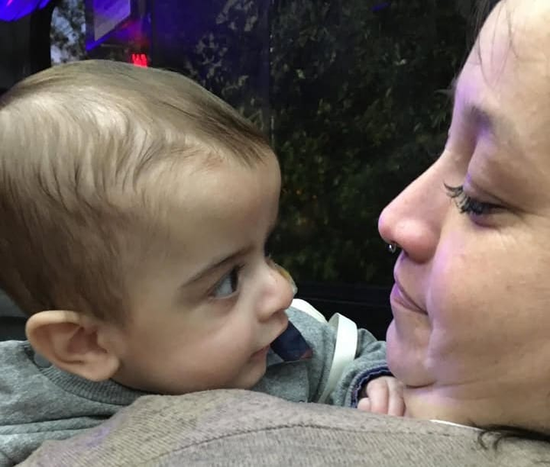 MIRADAS. Feli y su mam&aacute;, Noem&iacute; Escalante.
