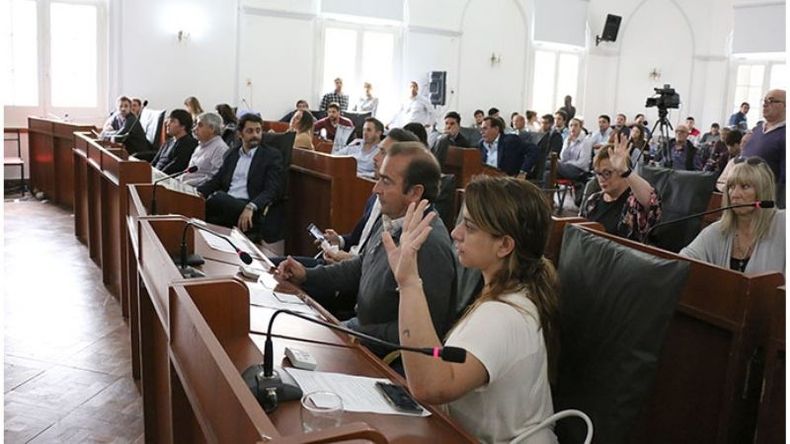 SESIÓN. Sin comisiones por el paro, la mayoría de los expediente se trató sobre tablas..