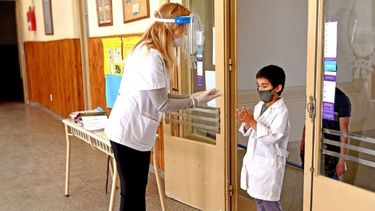 EN LAS AULAS. Provincia busca tener un inicio de clases sin sobresaltos. .