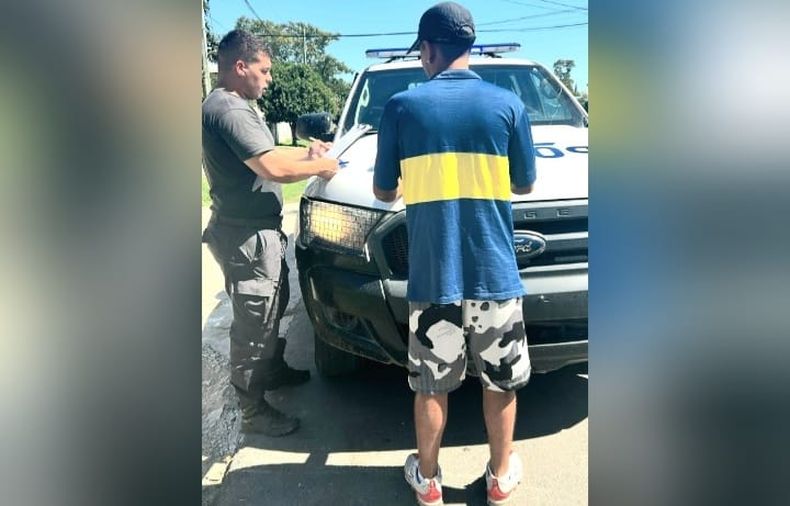 El detenido fue sorprendido cuando circulaba en forma sospechosa por el centro de Manuel Alberti.&nbsp;
