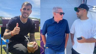 Leandro Paredes llegó a Pilar desde Paraguay con la Scaloneta para disfrutar la Copa Potrero.