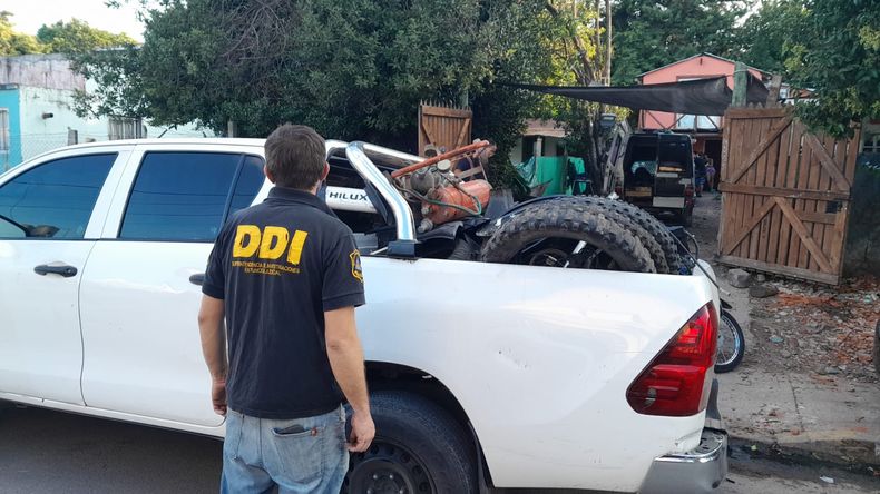 El taller clandestino funcionaba en la calle Pedro Agustoni al 400.