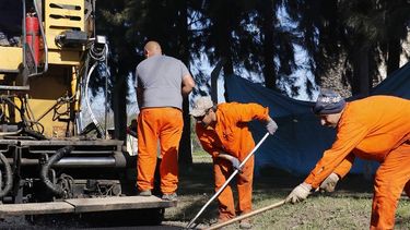 Vuelven los trabajos a la calle Chacabuco