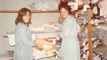 Trabajadores de la fábrica SIT. (Foto: Antonia Guzmán, Pilar en el Recuerdo)..
