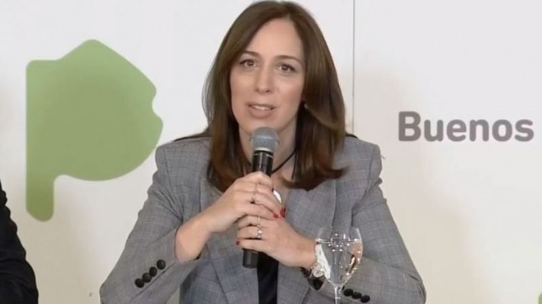 Gobernadora María Eugenia Vidal.