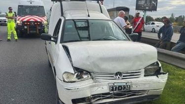 El choque se produjo en el kilómetro 46 de la Panamericana.