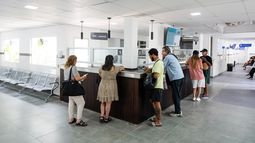 OBRAS. La zona de admisión es una de las que ya fue renovada.