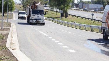 Se abrieron las colectoras del puente Champagnat