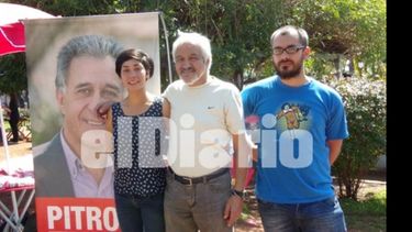 Cornejo, entre Rocío Esquivel y Francisco Prado..