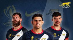 El granadero Matera: Los Pumas presentaron una insólita camiseta alternativa