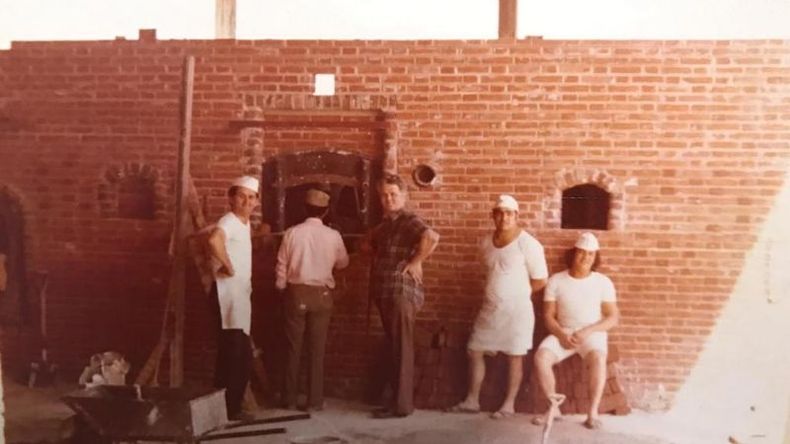 El horno original de la panadería..
