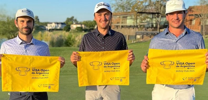 Los clasificados al Visa Open desde Pilar.