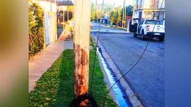 Los dos roba cables fueron detenidos tras un intento de fuga.&nbsp;