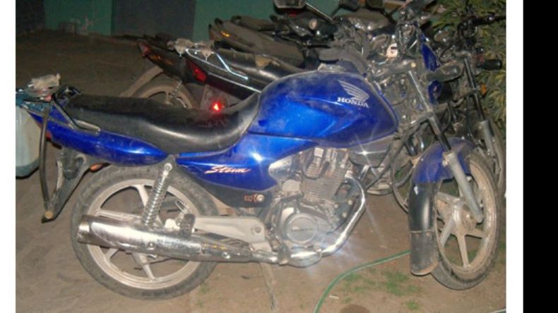 La moto de la víctima. El joven tenía 24 años..