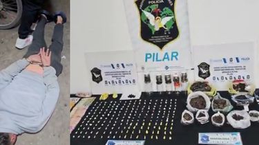 Los integrantes de la banda fueron sorprendidos en una casa de La Lonja.