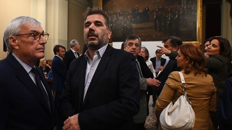 APUNTADO. Cristian Ritondo es el blanco de las críticas tras sus gestos e insultos..