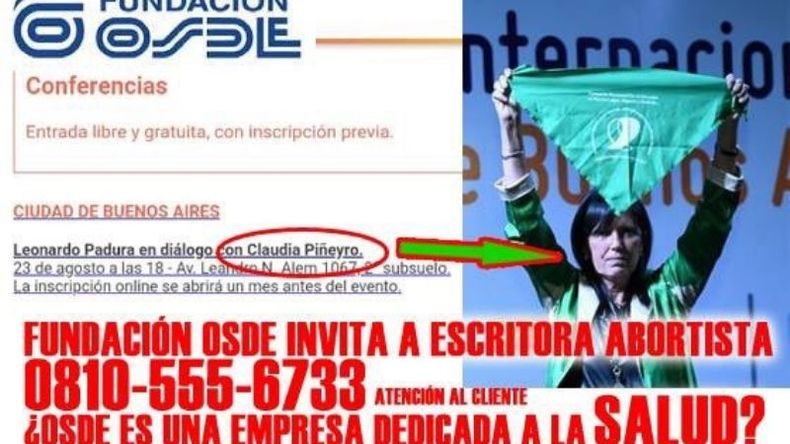 Uno de los afiches que circula por las redes sociales..