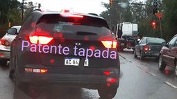 #Pilar da para todo. Uno se siente un boludo pagando patentes y más anual. En el día de ayer, ex Ruta 8 y Las Madreselvas #PatenteTapada. SERGIO GONZALEZ / @supergonzalezok..