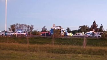 El crimen tuvo lugar en la Autopista del Oeste, a la altura del kilómetro 49.