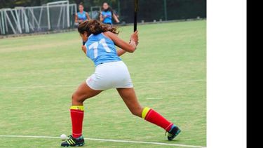 Delfina Ricordi marcó los dos goles en la victoria de la Quinta de San Patricio A..
