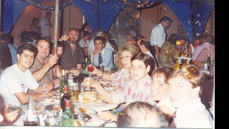 Cumbre del periodismo local a principios de los ’90..