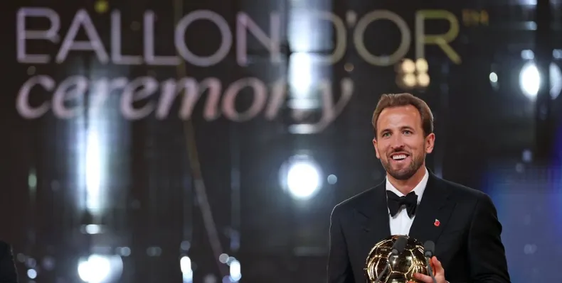 Harry Kane ganó el Balón de Oro 2026. (directvsports.com).