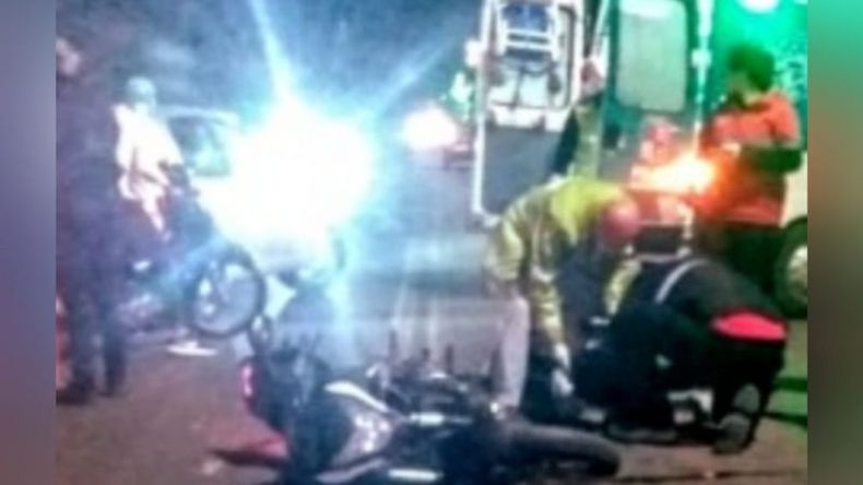 El accidente tuvo lugar en el barrio La Alborada. Foto @juancaimpacto.