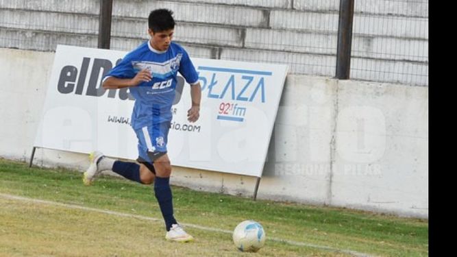 GOLEADOR. Gustavo Cejas marcó el tanto para Flecha Azul..