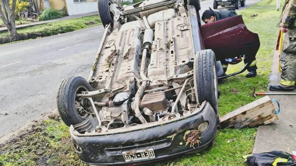 El accidente ocurrió sobre la calle Oliden, en el barrio La Loma de Del Viso.&nbsp;