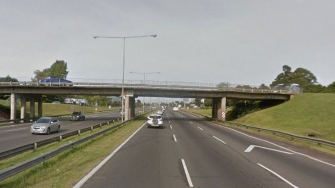 Desvío por obras en Panamericana
