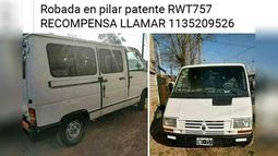 Esta camioneta fue robada el lunes 28 de septiembre cuando estaba estacionada en la calle Rivadavia y Ruta 8. Hay recompensa. Alejandra Zaccone..