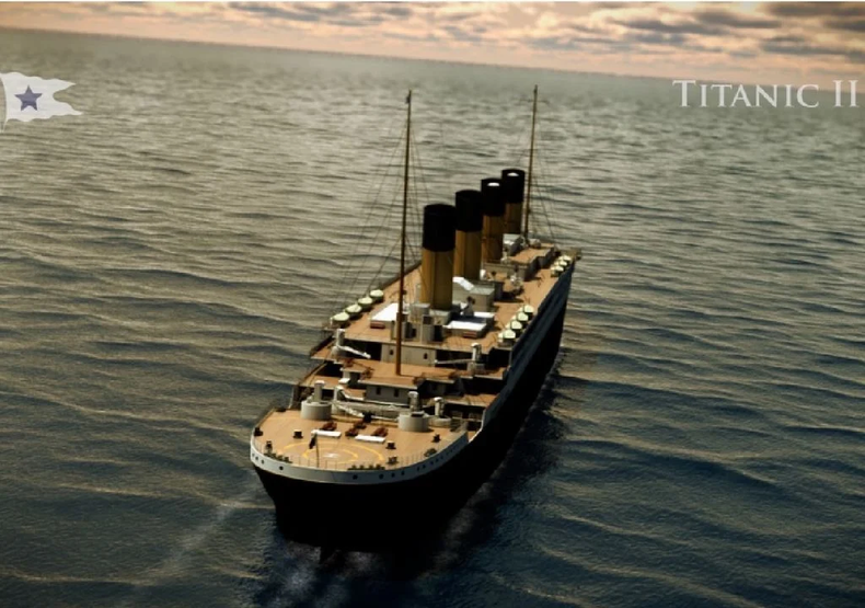 El recorrido del Titanic II  refleja el icónico viaje de su predecesor. (Blue Star Line).