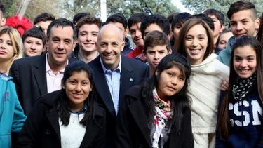 En Fátima, Vidal presentó un programa para alumnos
