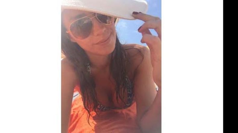 TRASANDINA. La modelo y conductora Vanesa Borghi comenzó el año en Valparaíso, Chile, país en el que se encuentra radicada hace varios años y donde es una verdadera celebridad..