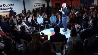 CÍRCULO. El sello macrista, con el escenario 360º, se verá hoy en Del Viso..
