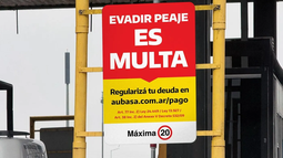 Desde el 15 de septiembre, evadir el peaje en las autopistas podrá generar multas de hasta $250.000.